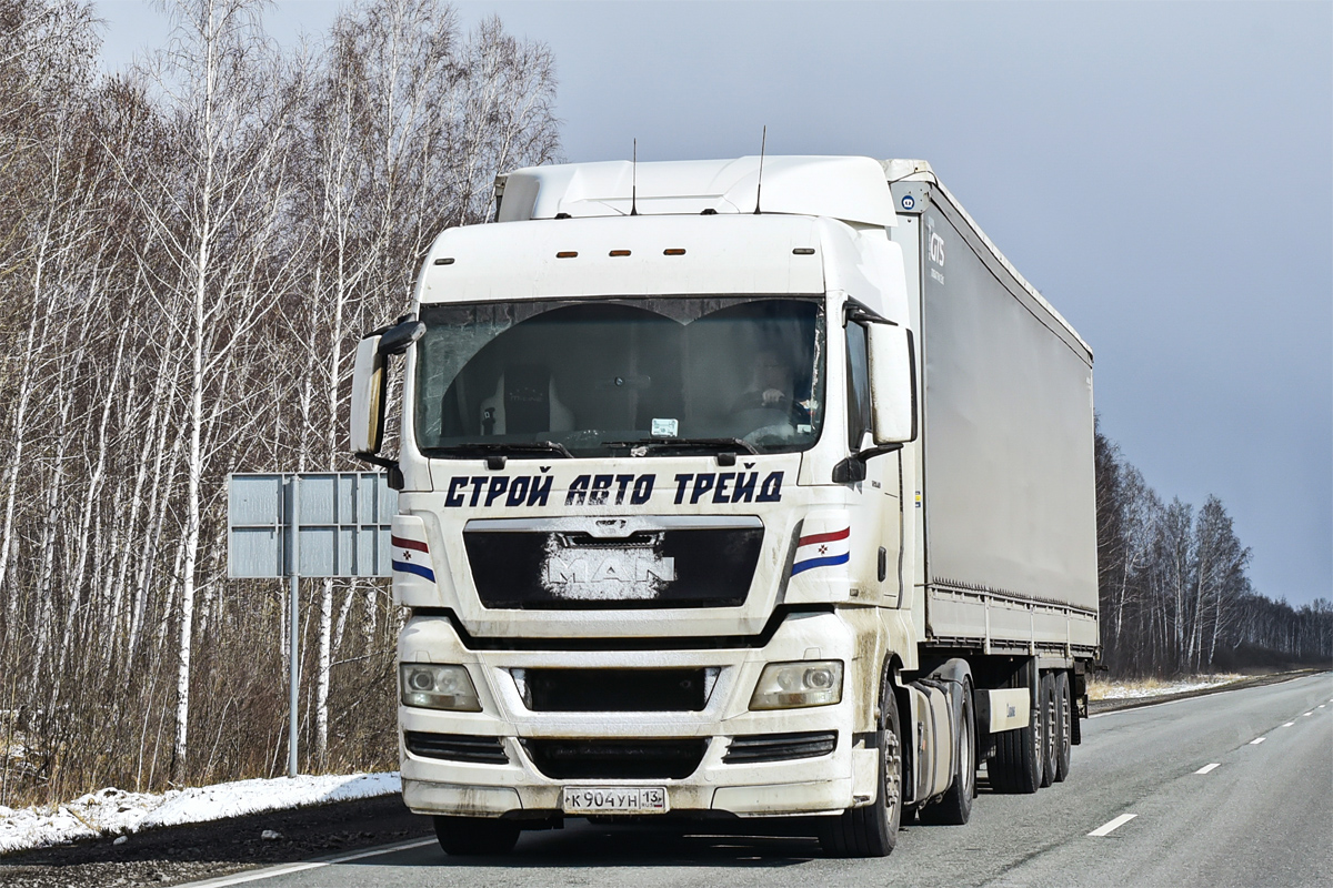 Мордовия, № К 904 УН 13 — MAN TGX ('2007) 18.480
