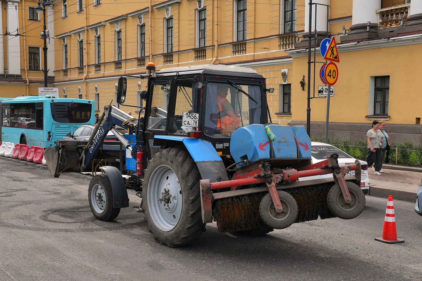 Санкт-Петербург, № 1456 СА 78 — Беларус-82.1