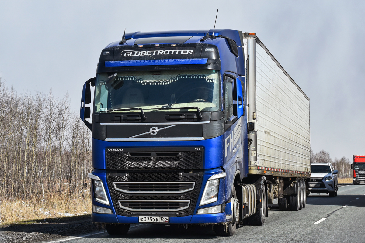 Приморский край, № Х 079 ХК 125 — Volvo ('2012) FH.460 [X9P]; Volvo ('2012) FH "Unlimited Edition" (Новосибирская область)