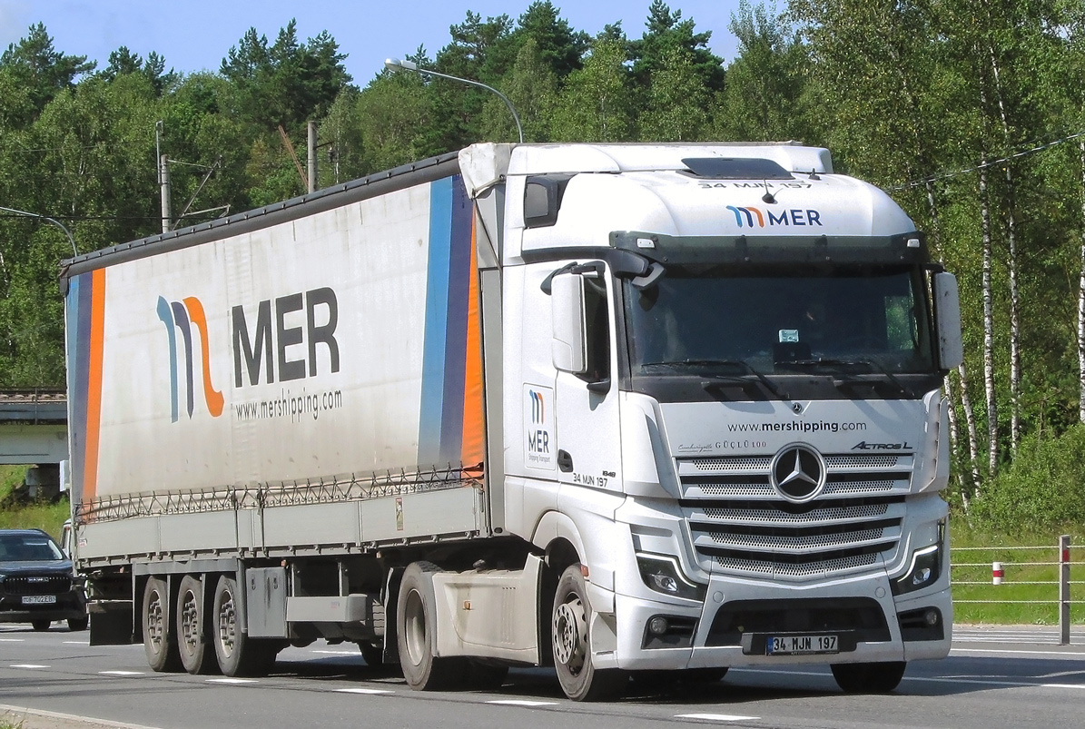 Турция, № 34 MJN 197 — Mercedes-Benz Actros ('2018) 1848