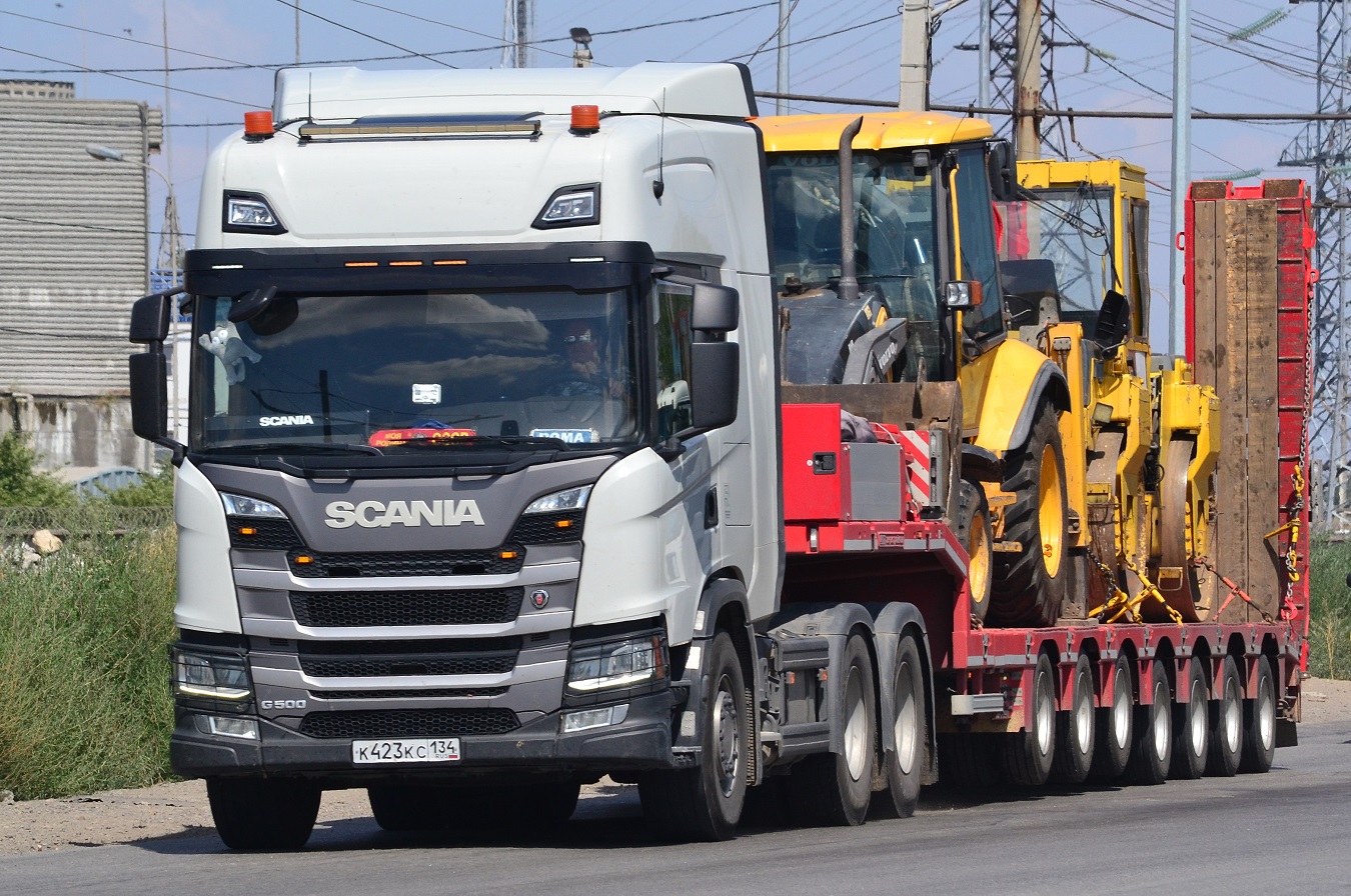 Волгоградская область, № К 423 КС 134 — Scania ('2016) G500