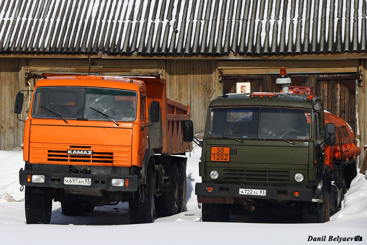 Ненецкий автономный округ, № А 697 АН 83 — КамАЗ-43118-10 [43118K]; Ненецкий автономный округ, № А 722 АС 83 — КамАЗ-4310