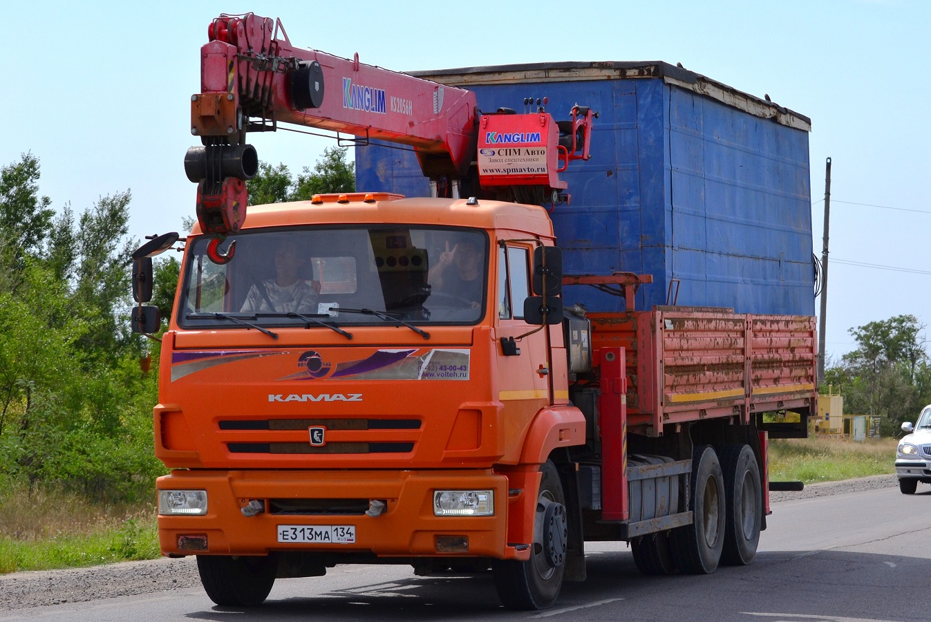Волгоградская область, № Е 313 МА 134 — КамАЗ-65115-42