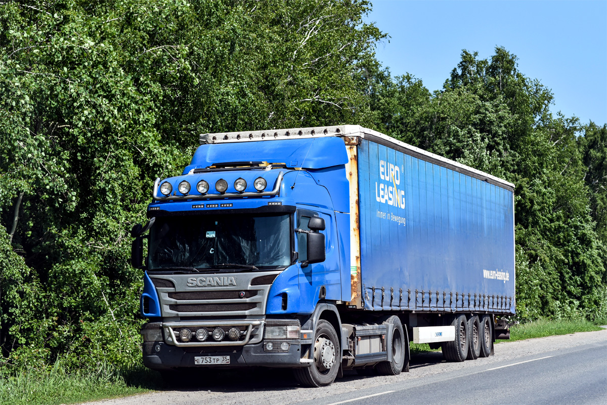 Вологодская область, № Е 753 ТР 35 — Scania ('2011) P400
