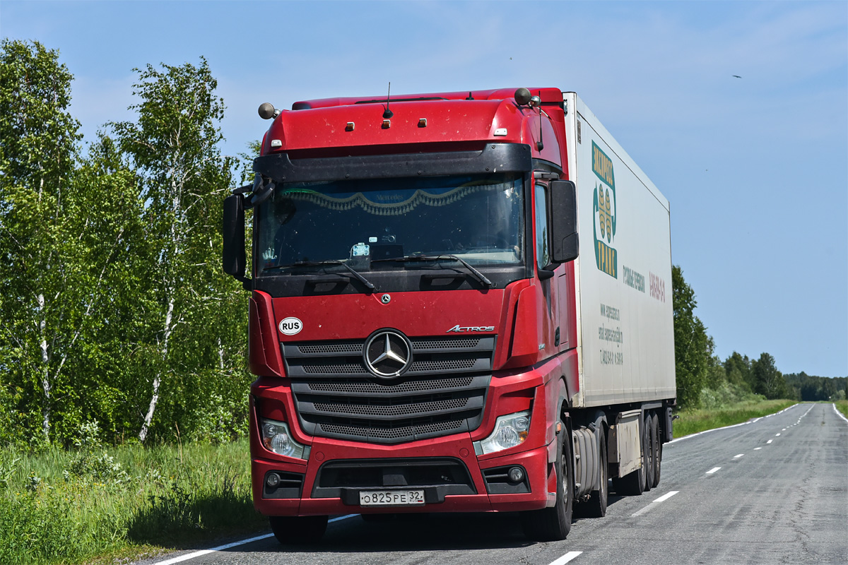 Брянская область, № О 825 РЕ 32 — Mercedes-Benz Actros '18 1845 [Z9M]