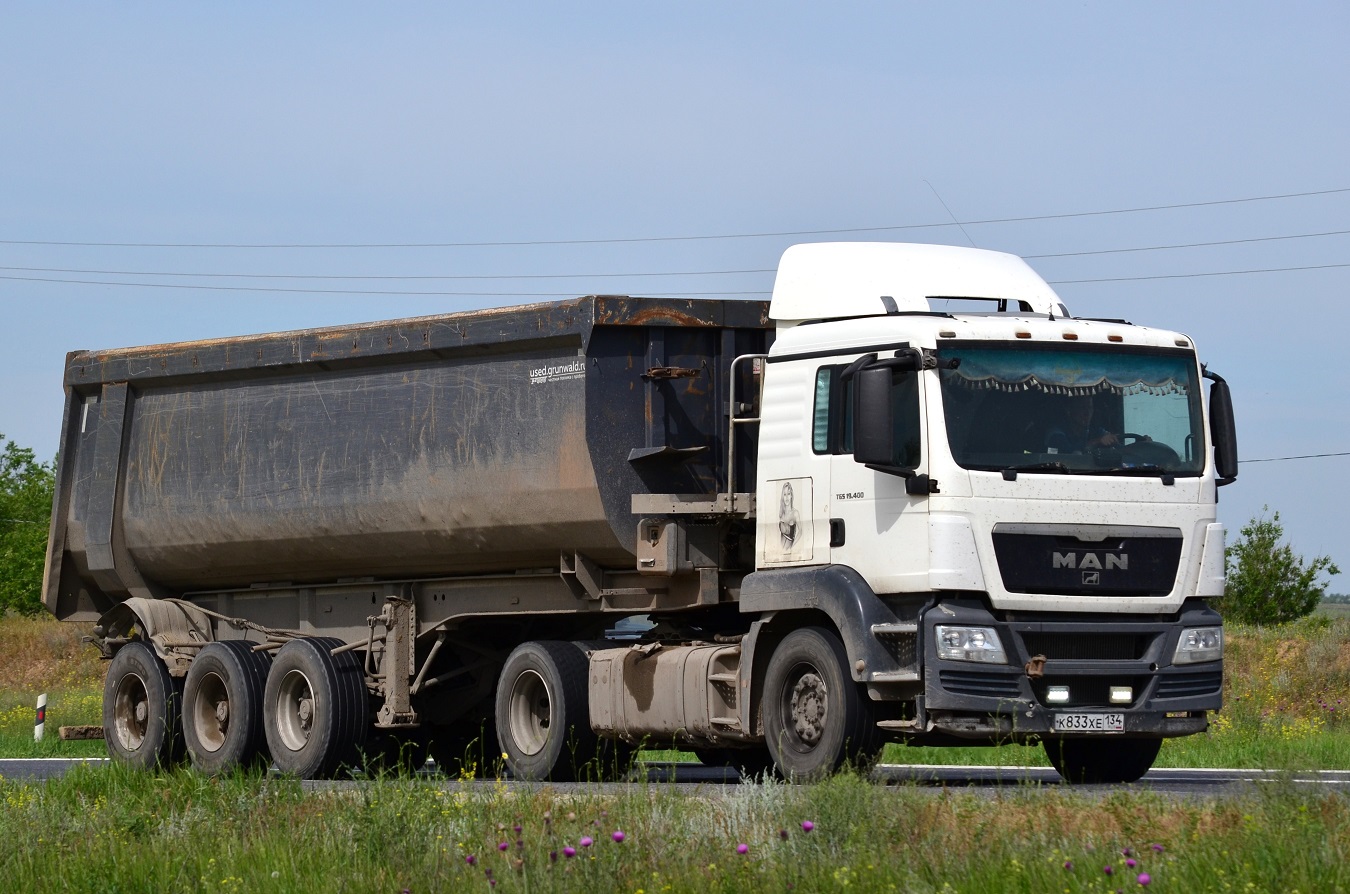 Волгоградская область, № К 833 ХЕ 134 — MAN TGS 19.400