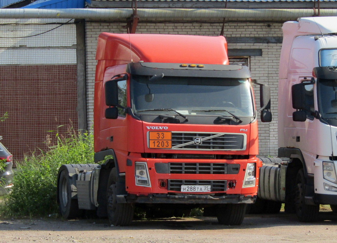 Вологодская область, № Н 288 ТА 35 — Volvo ('2002) FM12.460