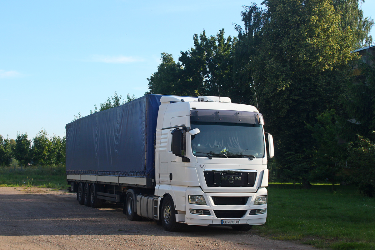 Черниговская область, № СВ 7015 ВМ — MAN TGX ('2007) 18.440