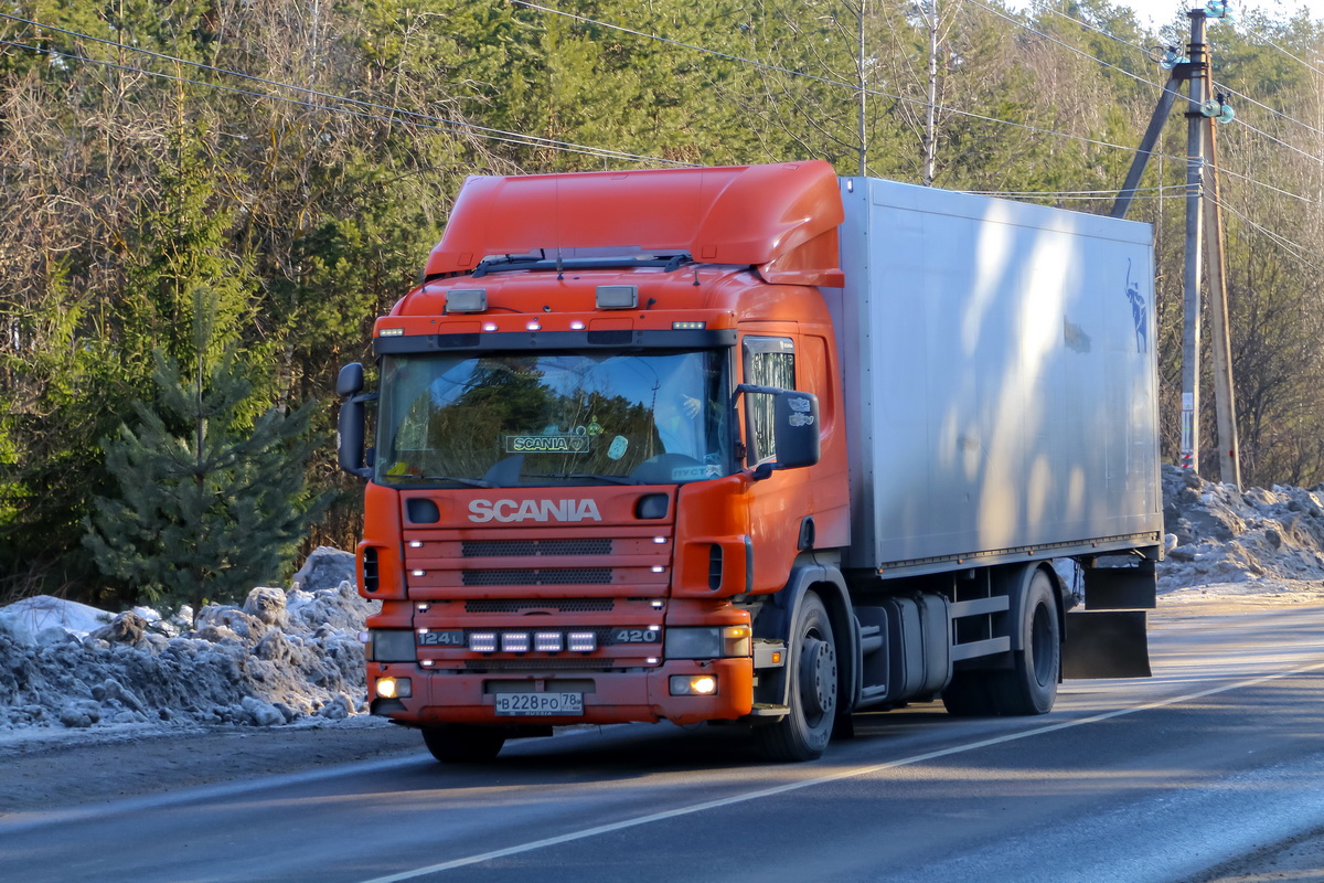 Санкт-Петербург, № В 228 РО 78 — Scania ('1996) P124L