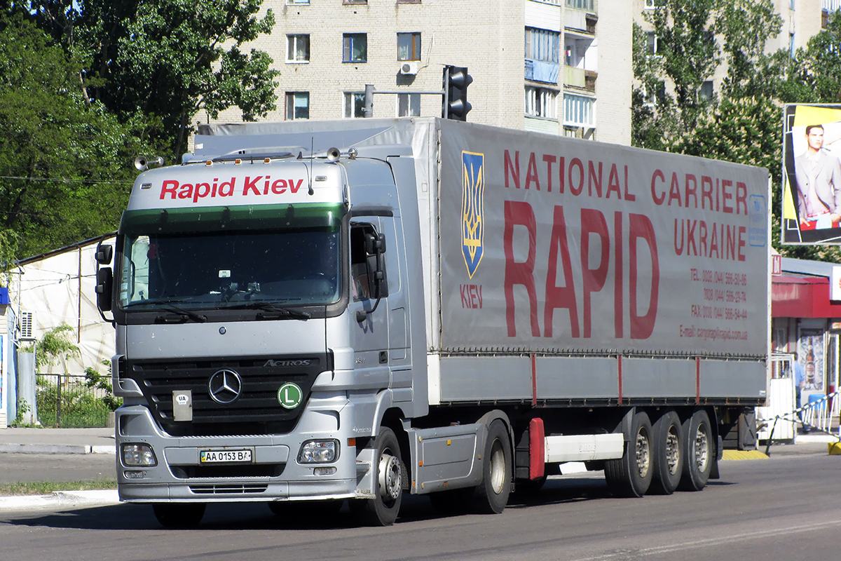 Киев, № АА 0153 ВА — Mercedes-Benz Actros ('2003) 1844