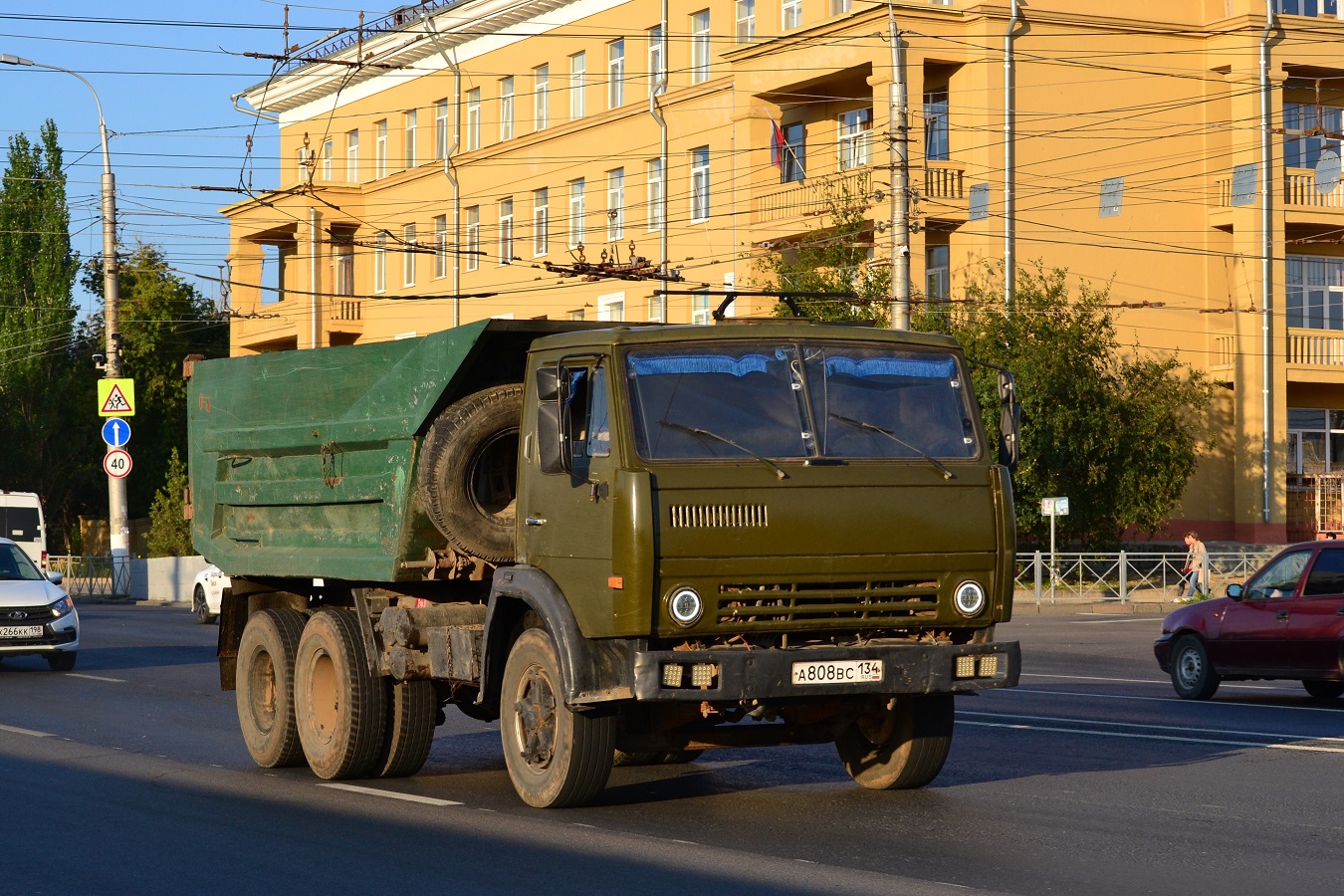 Волгоградская область, № А 808 ВС 134 — КамАЗ-55111 [551110]