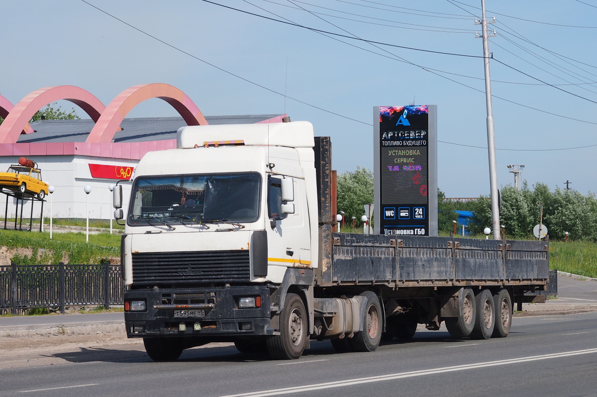 Курганская область, № Т 595 МЕ 45 — МАЗ-5440A5