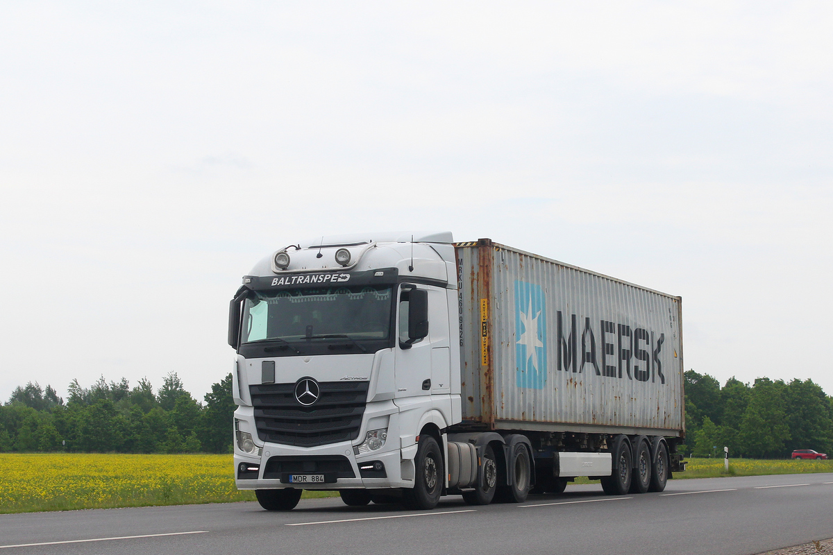 Литва, № MDR 884 — Mercedes-Benz Actros ('2011) 2645