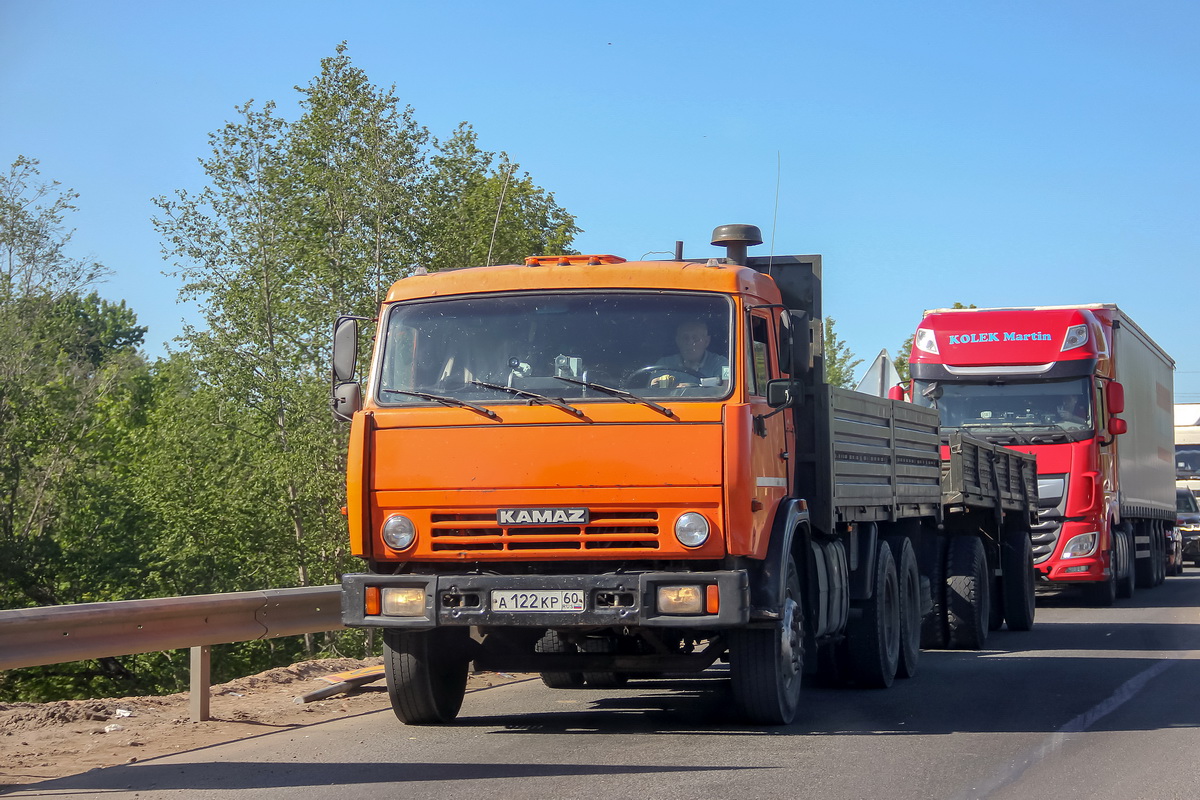 Псковская область, № А 122 КР 60 — КамАЗ-53212