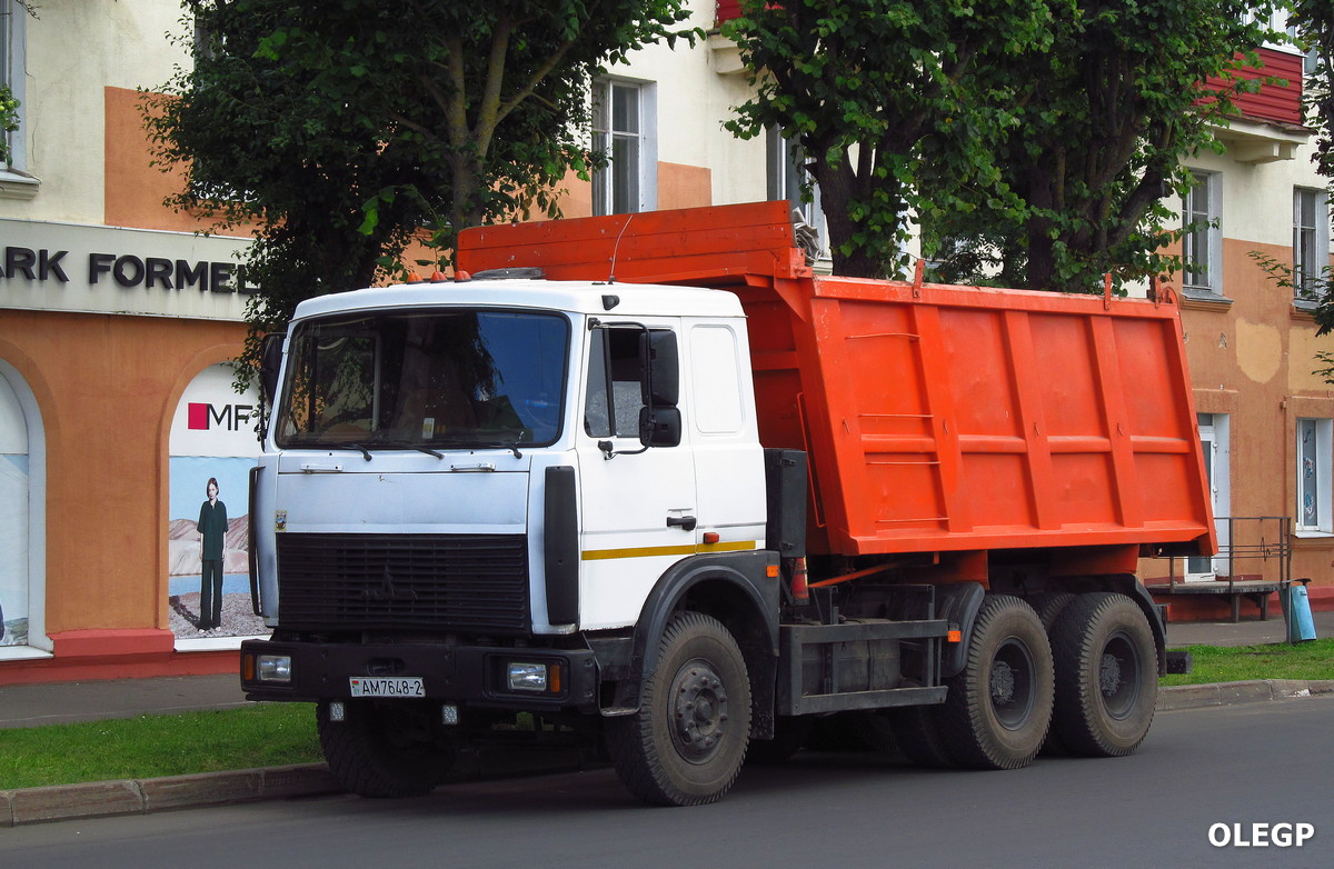 Витебская область, № АМ 7648-2 — МАЗ-5516 (общая модель)