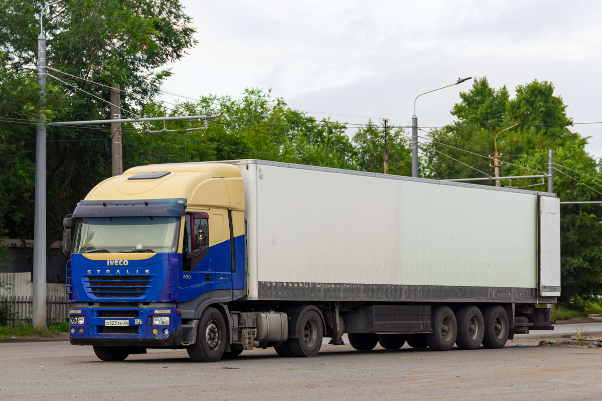 Омская область, № О 323 АК 55 — IVECO Stralis ('2002) 430