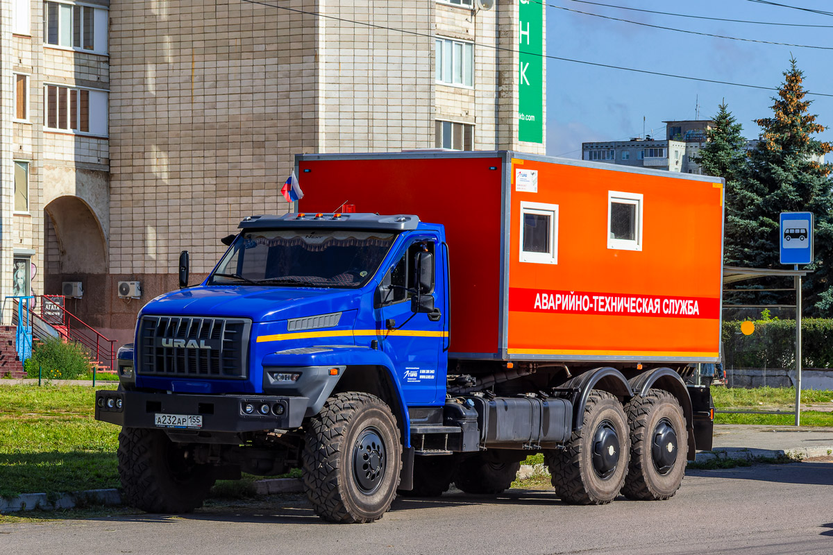Омская область, № А 232 АР 155 — Урал NEXT 4320-72