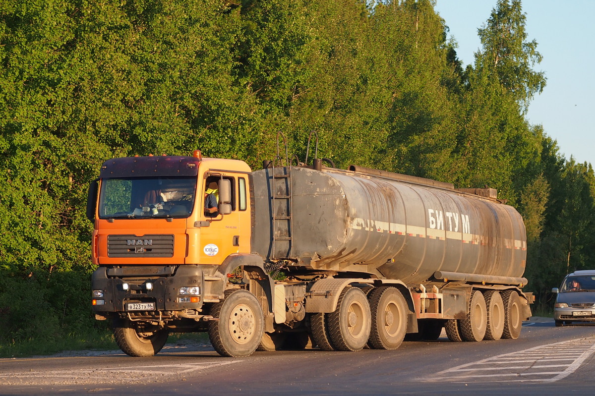 Ханты-Мансийский автоном.округ, № В 323 ТХ 86 — MAN TGA 40.390