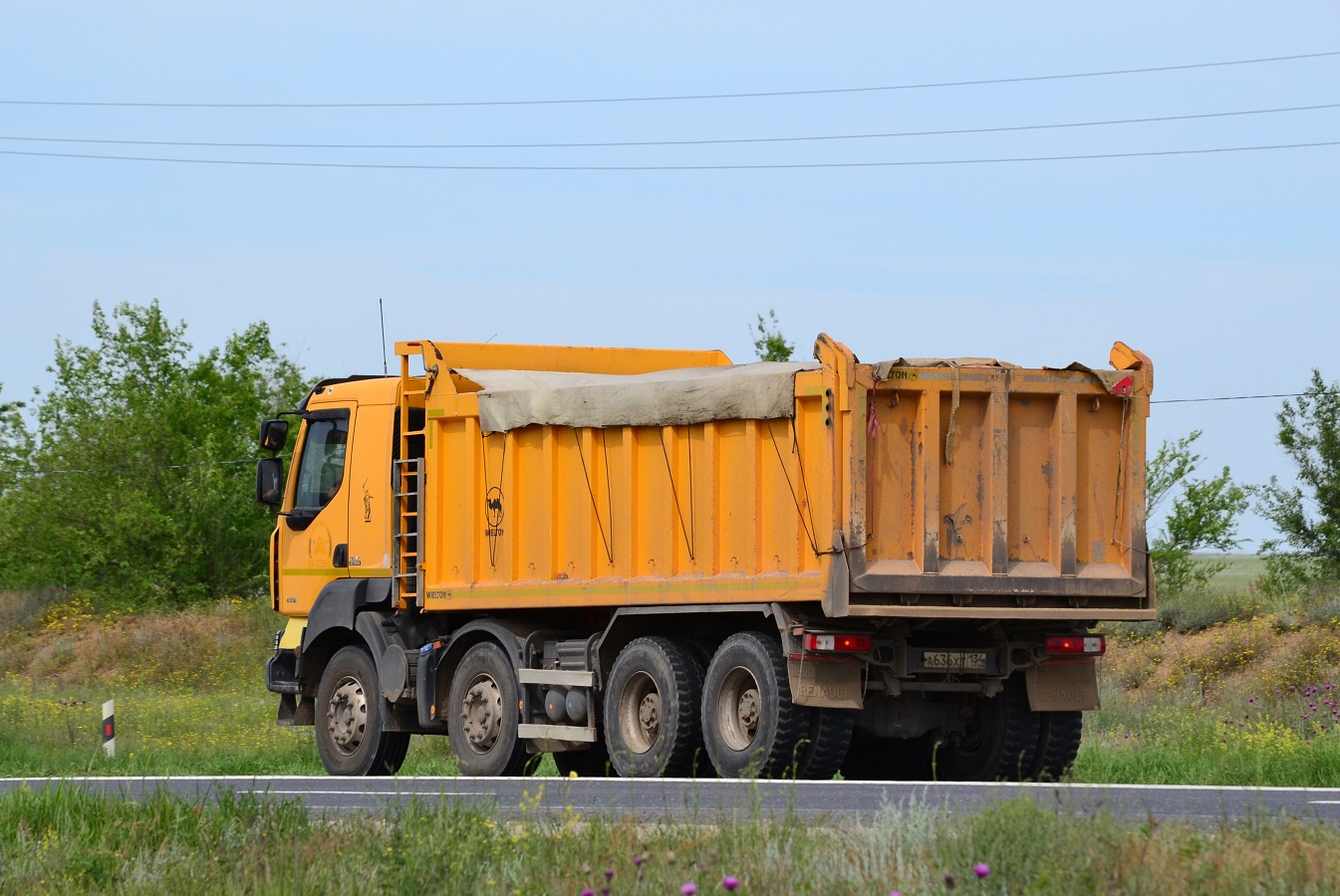 Волгоградская область, № А 636 ХТ 134 — Renault Kerax