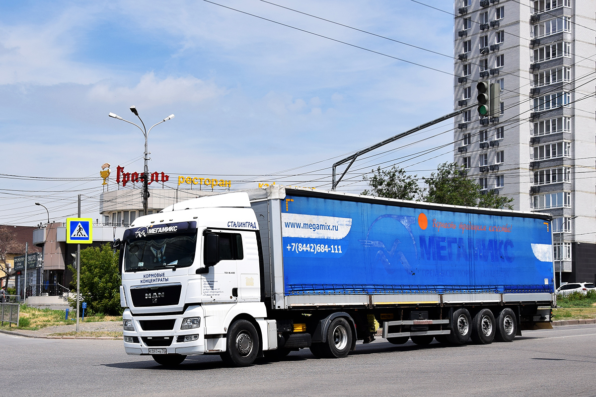 Волгоградская область, № С 097 МВ 34 — MAN TGX ('2007) 18.400