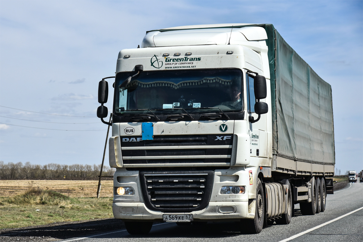 Смоленская область, № А 569 КЕ 67 — DAF XF105 FT