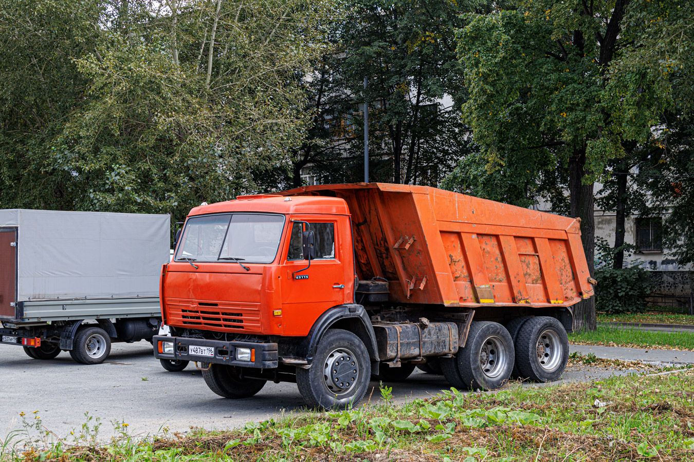 Свердловская область, № У 487 ВТ 196 — КамАЗ-65115-13 [65115N]