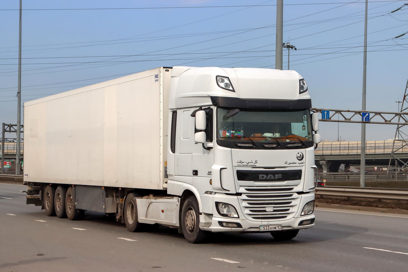 Туркестанская область, № 533 AVW 13 — DAF XF Euro6 FT