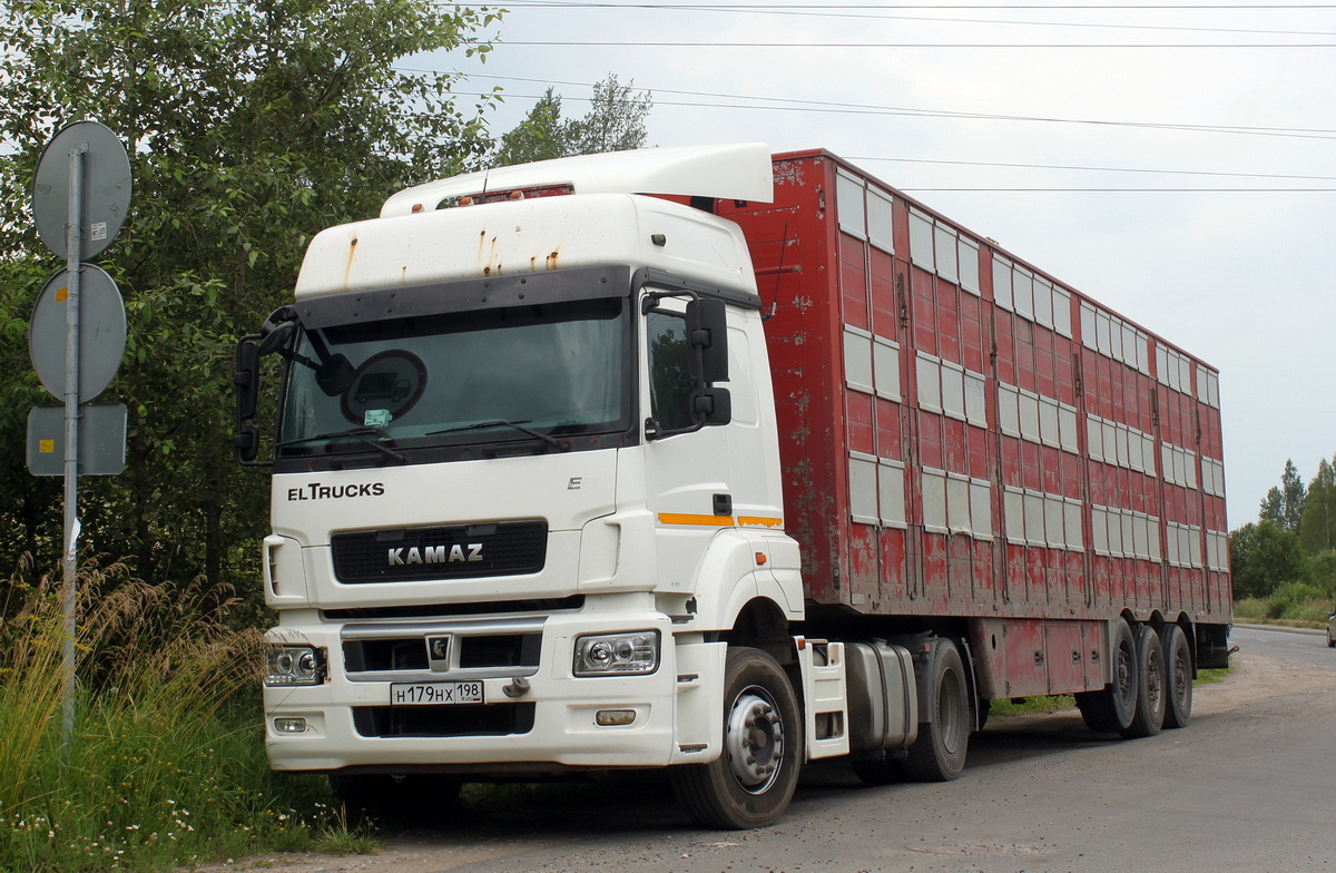 Санкт-Петербург, № Н 179 НХ 198 — КамАЗ-5490-S5(87)