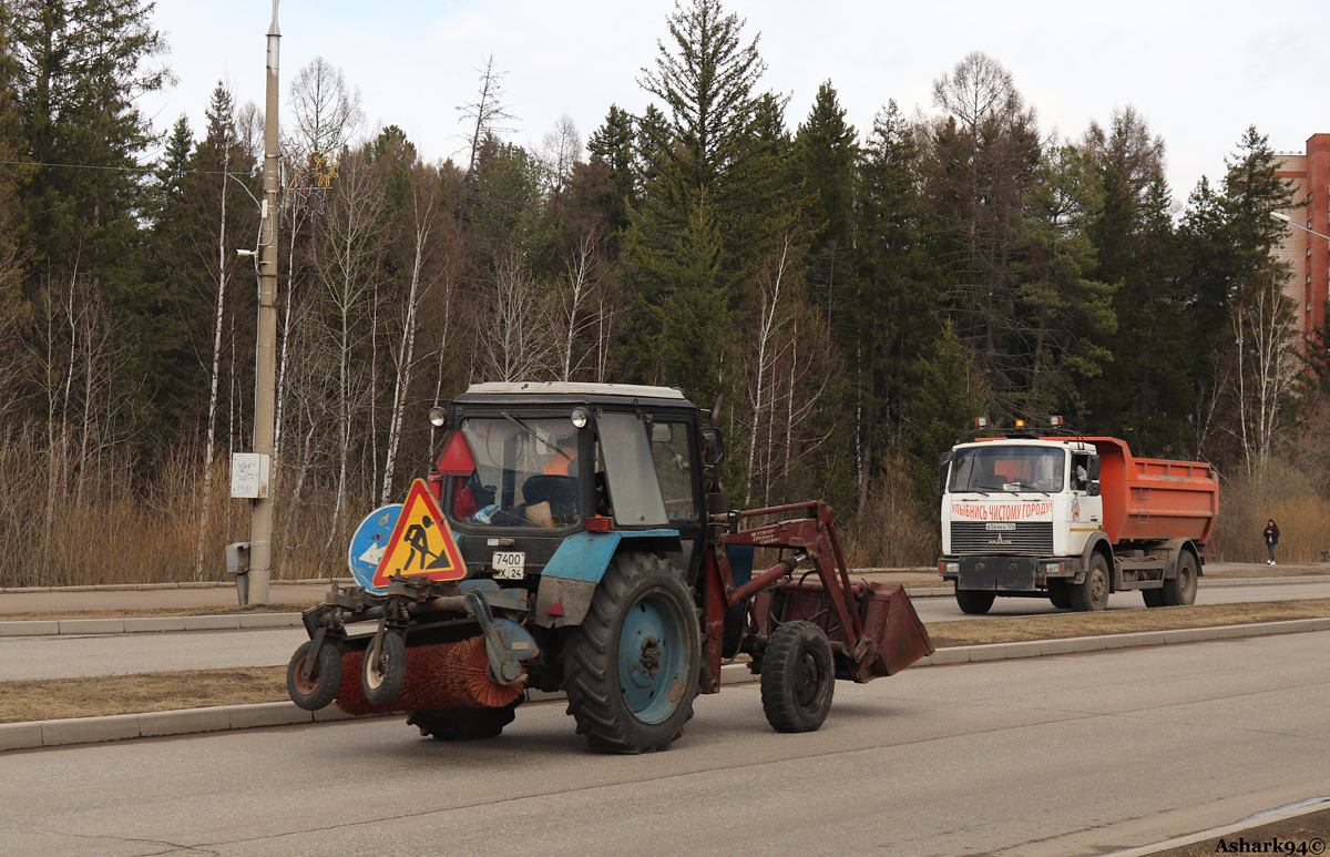 Красноярский край, № 7400 ХХ 24 — Беларус-82.1