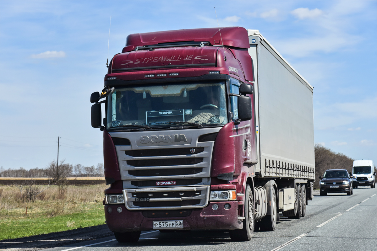 Пензенская область, № Р 575 НР 58 — Scania ('2013) R440
