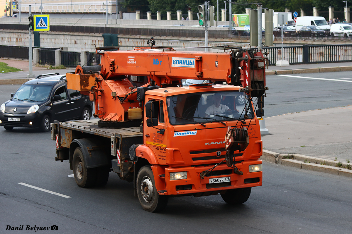 Санкт-Петербург, № У 360 УК 178 — КамАЗ-53605-L4(19)