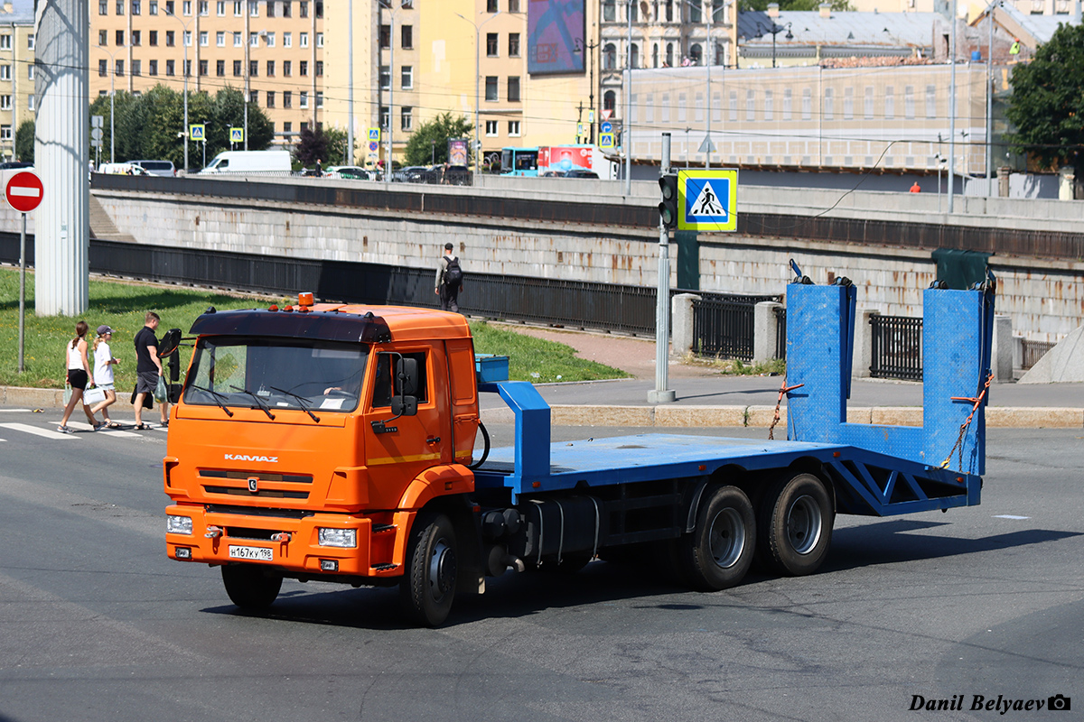Санкт-Петербург, № Н 167 КУ 198 — КамАЗ-65115 (общая модель)