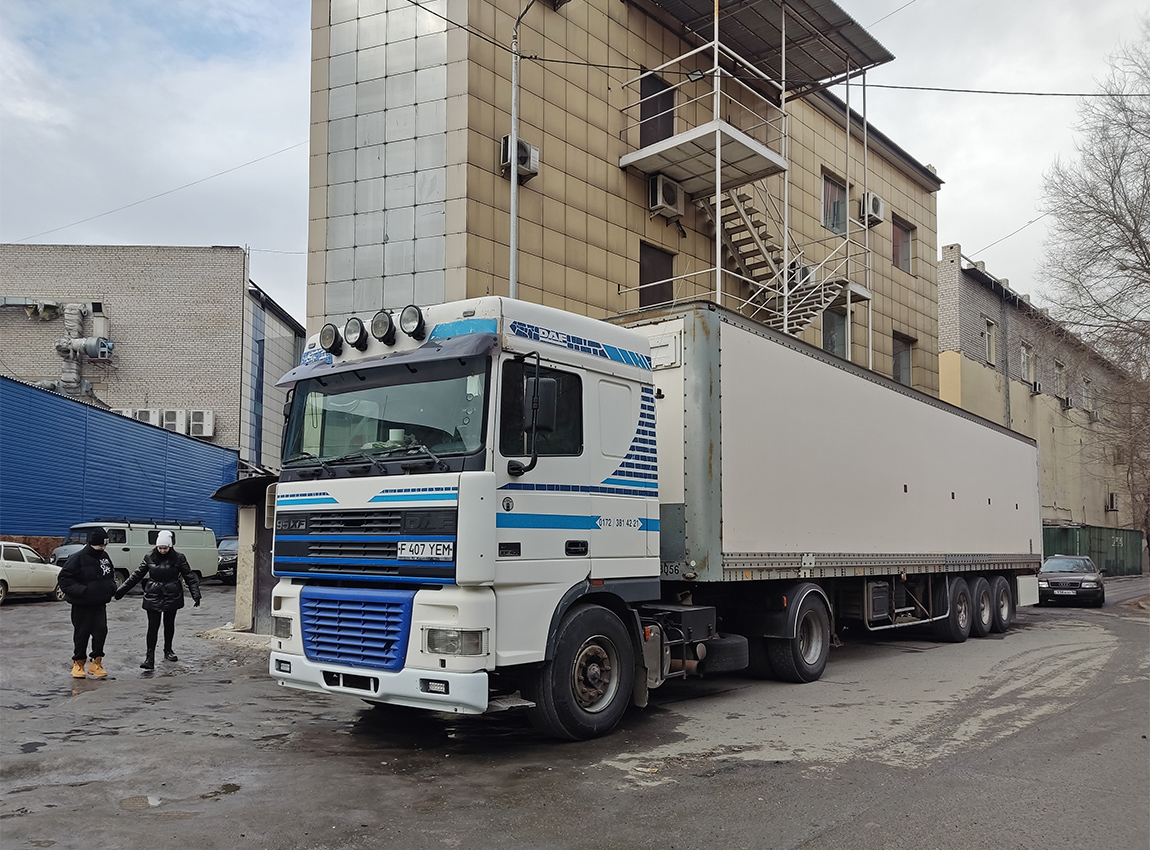 Восточно-Казахстанская область, № F 407 YEM — DAF 95XF FT