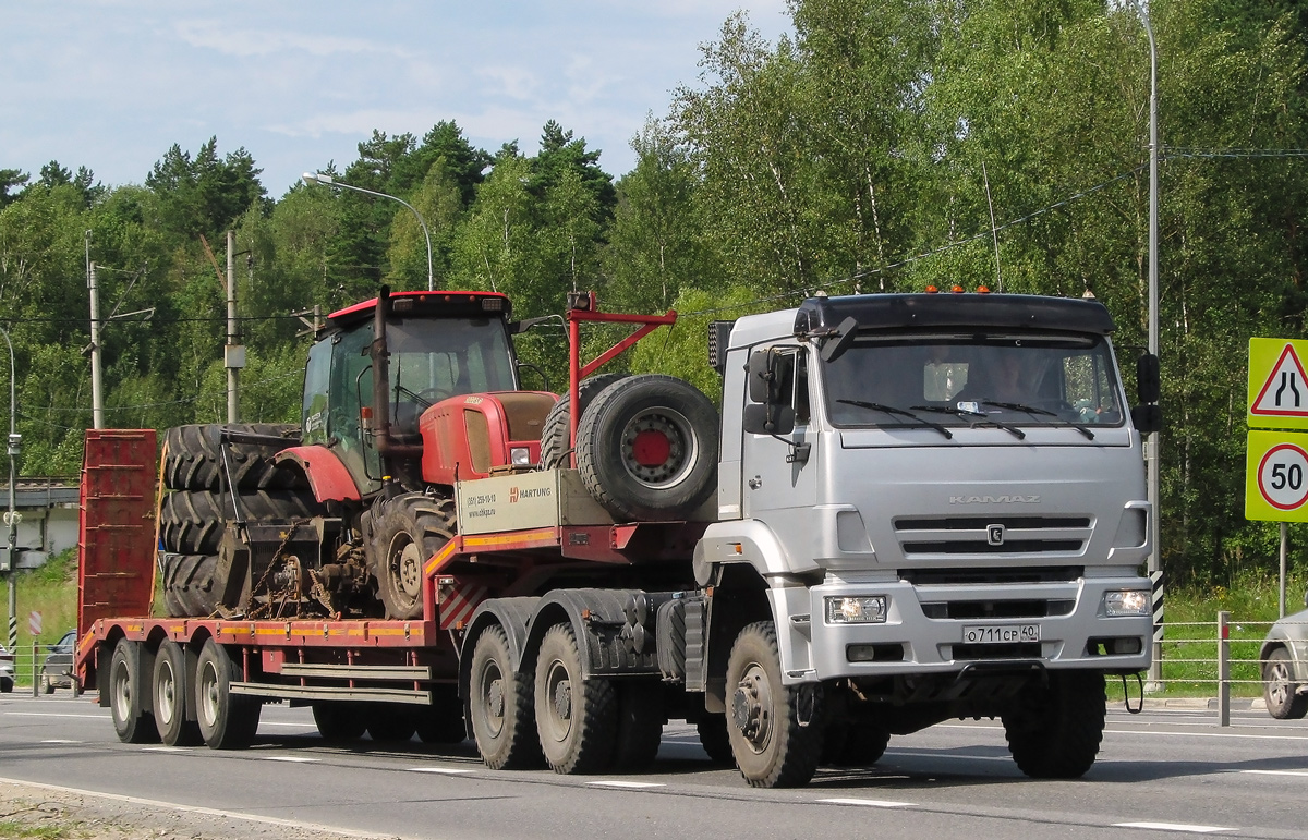 Калужская область, № О 711 СР 40 — КамАЗ-65225-53