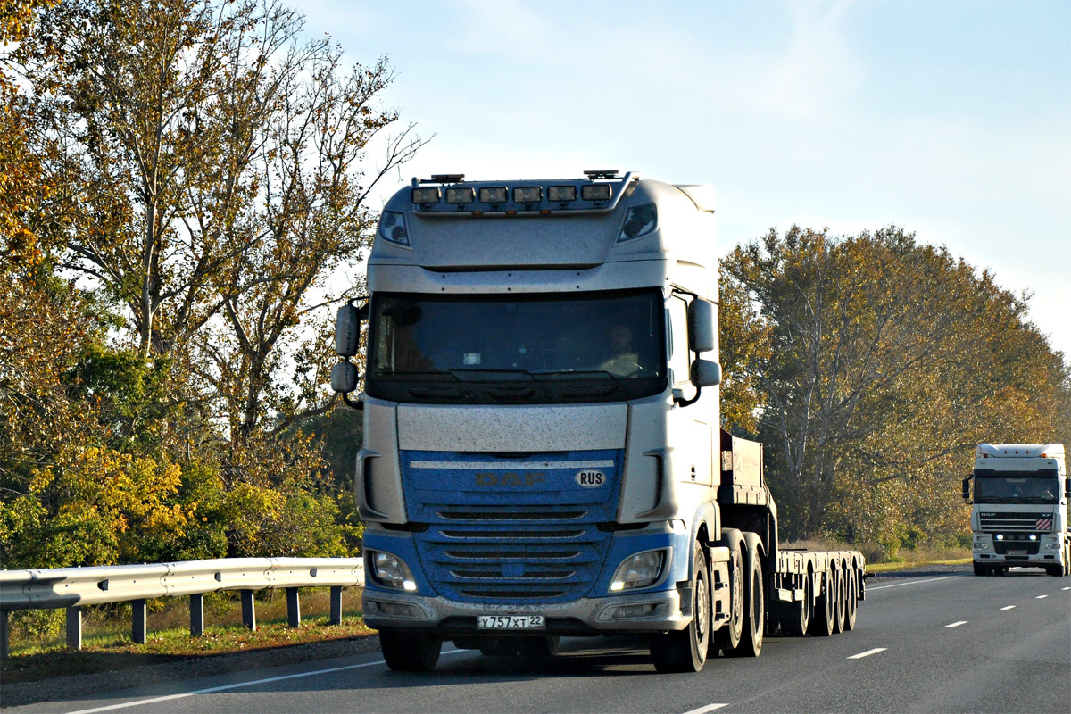 Алтайский край, № У 757 ХТ 22 — DAF XF Euro6 FTG