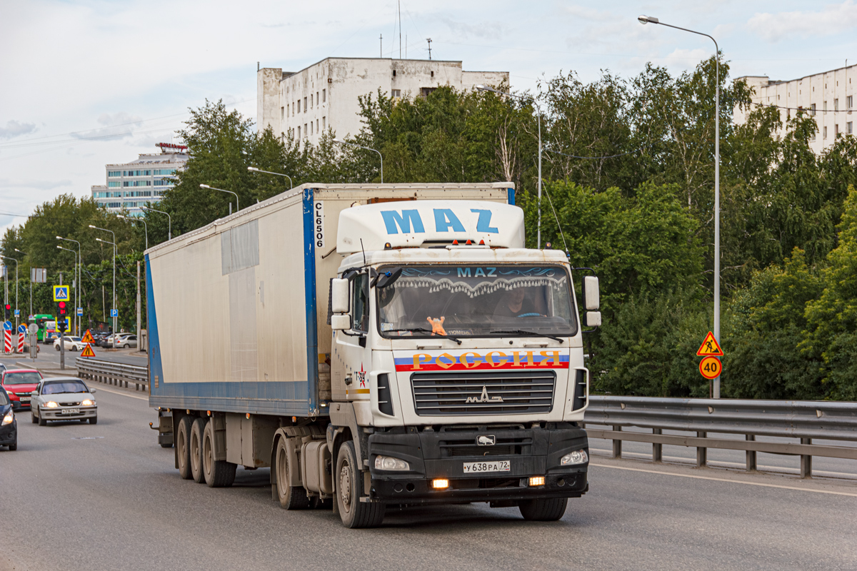 Тюменская область, № У 638 РА 72 — МАЗ-5440B5