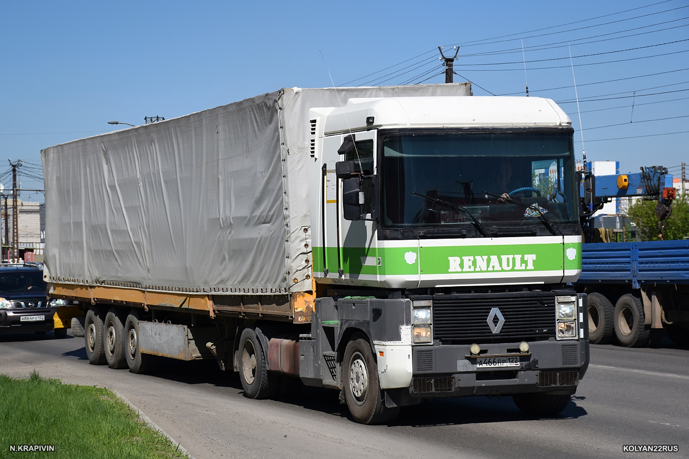Алтайский край, № А 466 НР 122 — Renault Magnum AE ('1990)