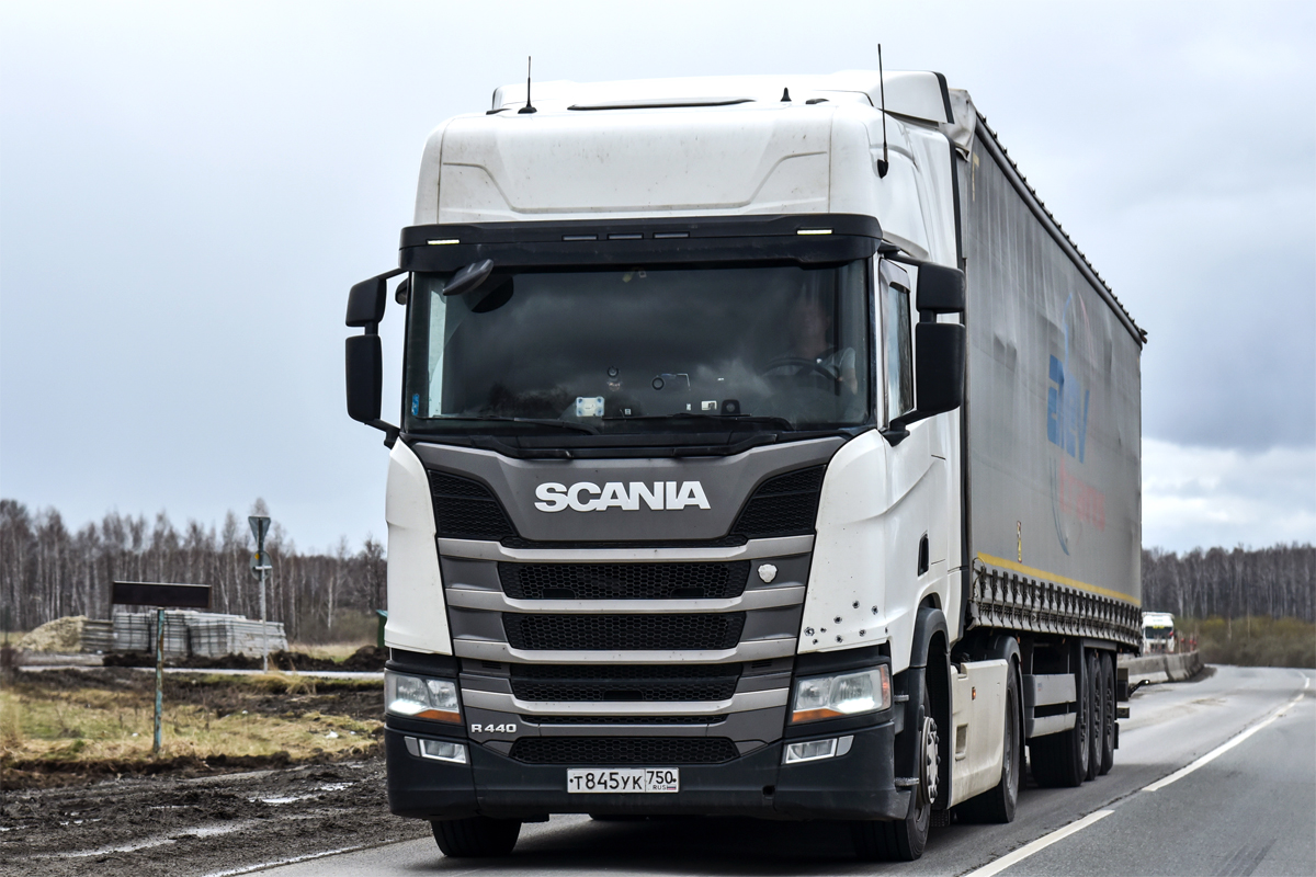 Московская область, № Т 845 УК 750 — Scania ('2016) R440