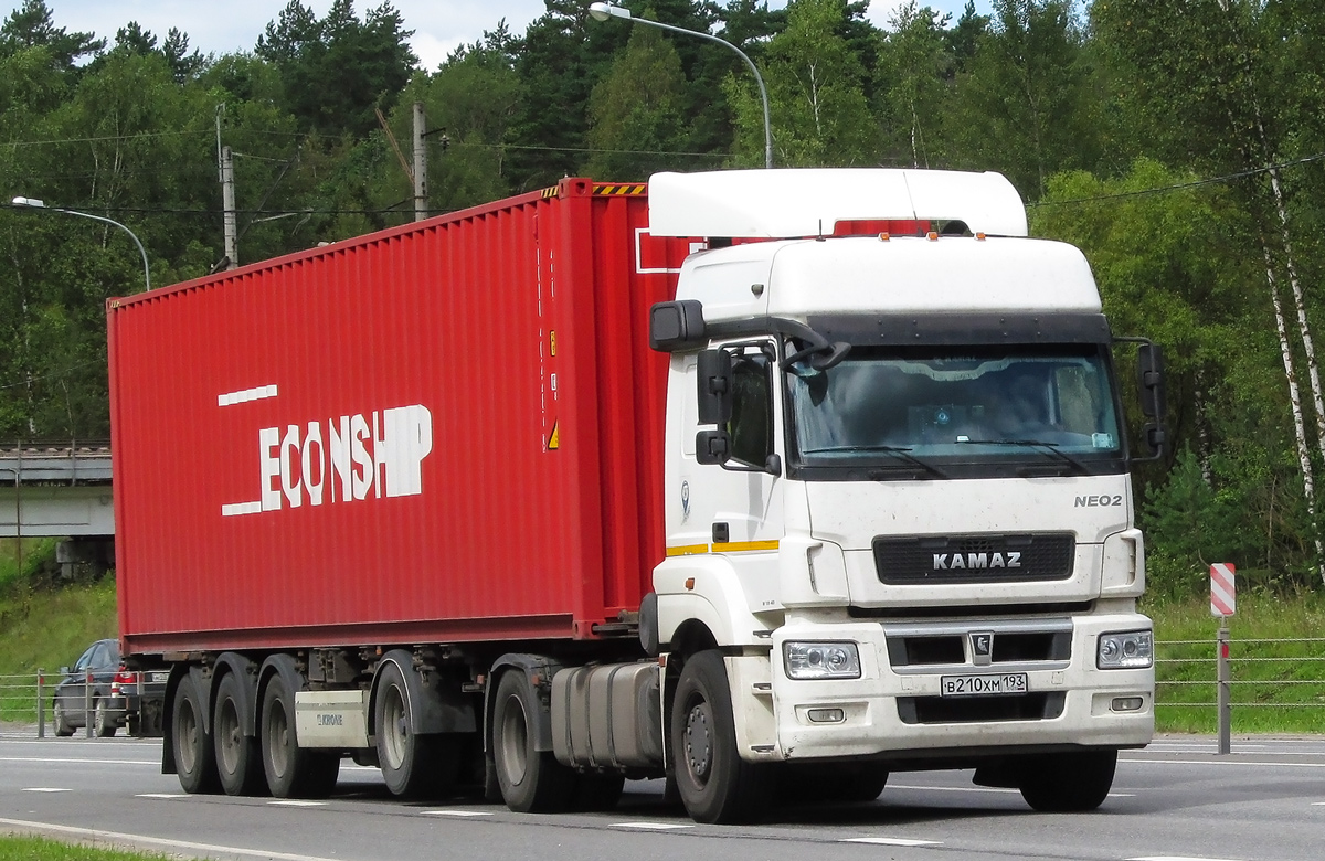 Краснодарский край, № В 210 ХМ 193 — КамАЗ-5490-S5(87)