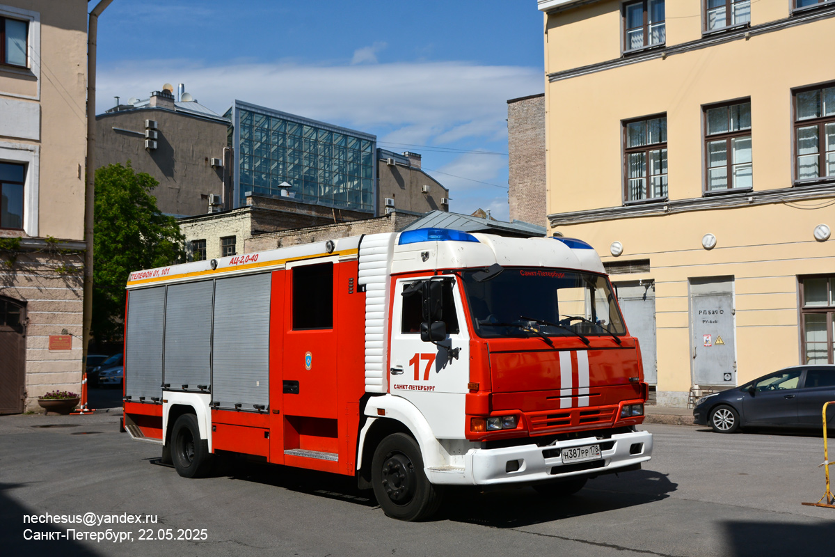 Санкт-Петербург, № Н 387 РР 178 — КамАЗ-4308-H3(99)