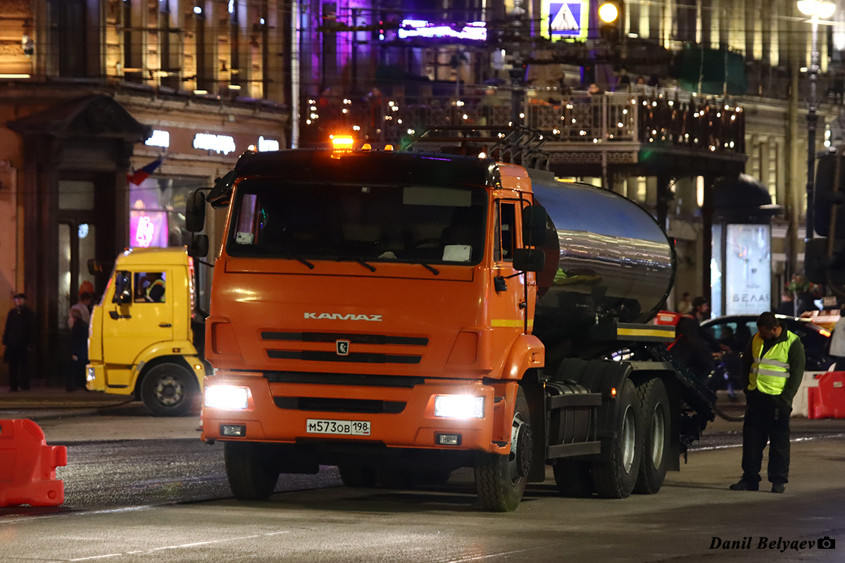 Санкт-Петербург, № М 573 ОВ 198 — КамАЗ-65115 (общая модель)