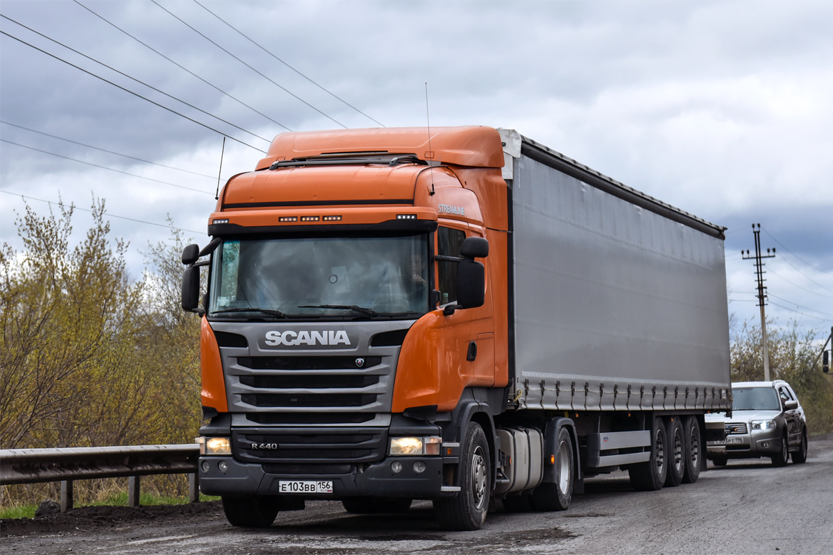 Оренбургская область, № Е 103 ВВ 156 — Scania ('2013) R440