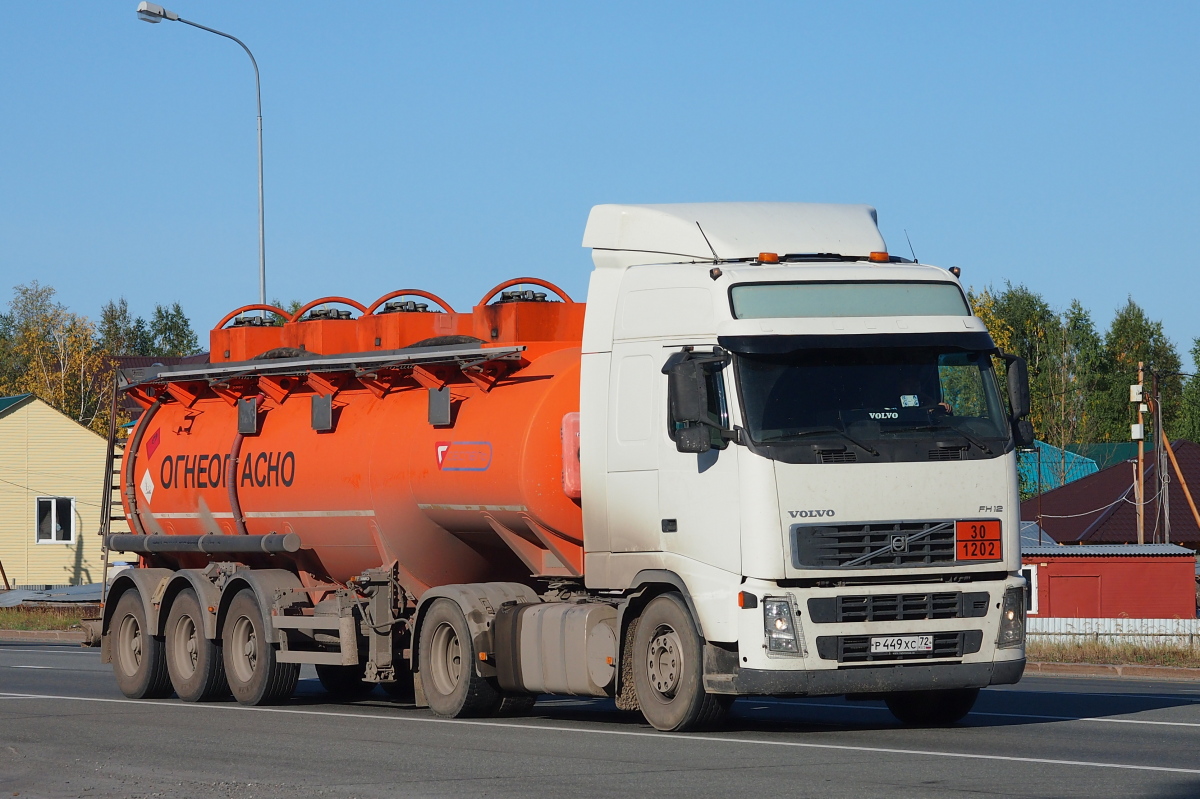 Тюменская область, № Р 449 ХС 72 — Volvo ('2002) FH12.460