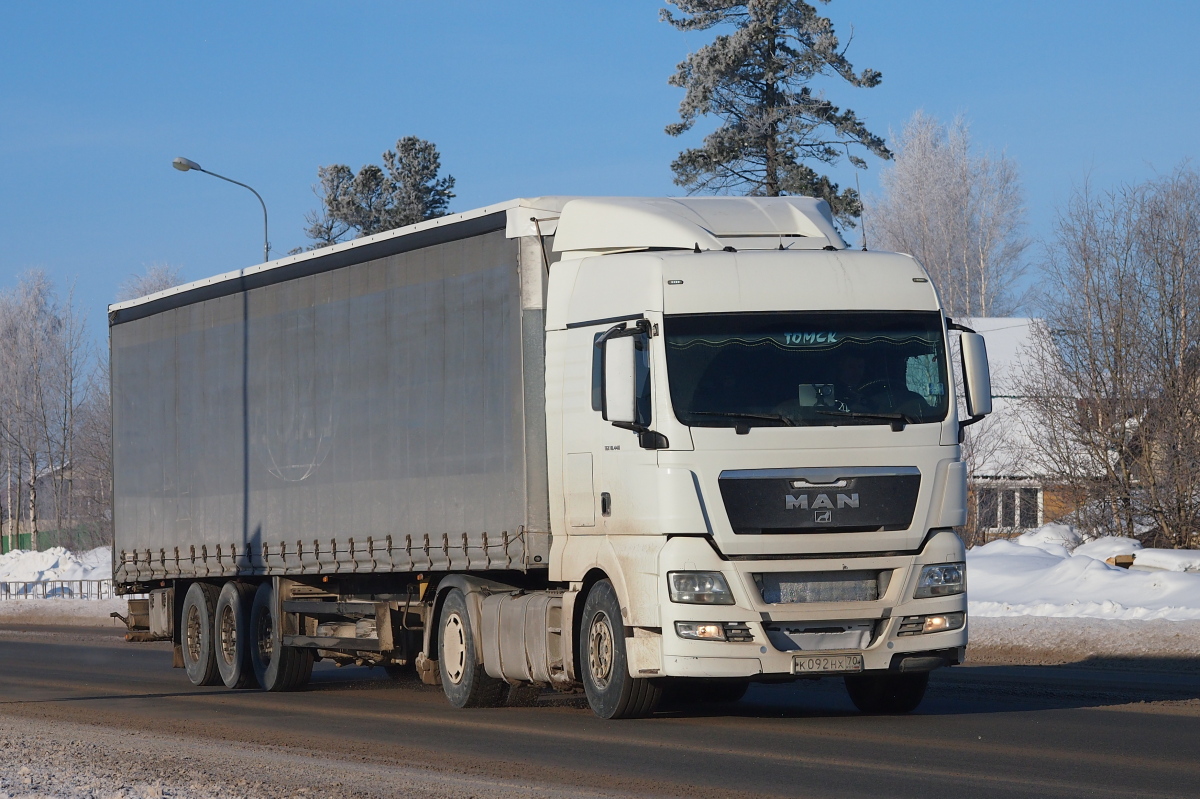 Томская область, № К 092 НХ 70 — MAN TGX ('2007) 18.440