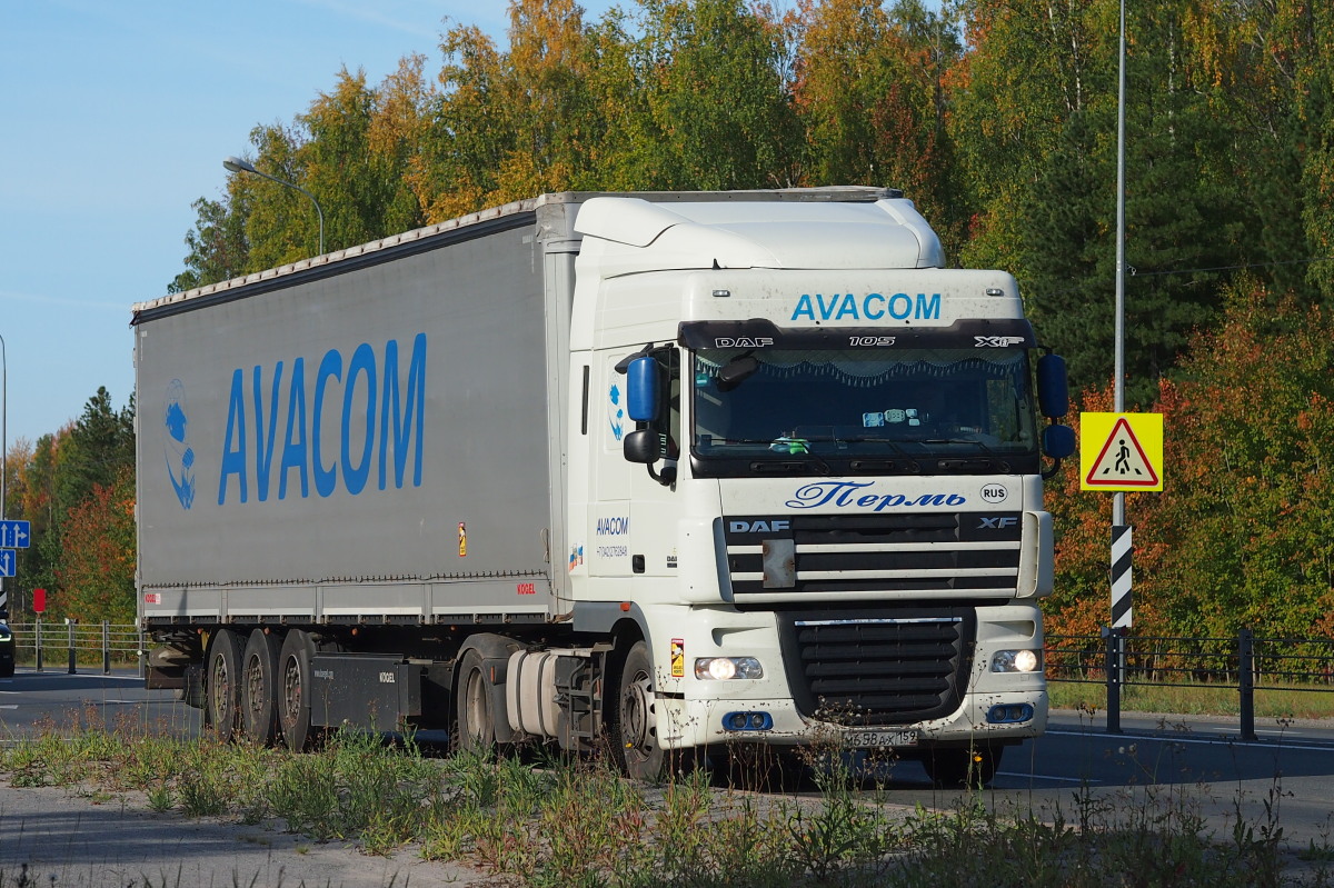Пермский край, № М 658 АХ 159 — DAF XF105 FT