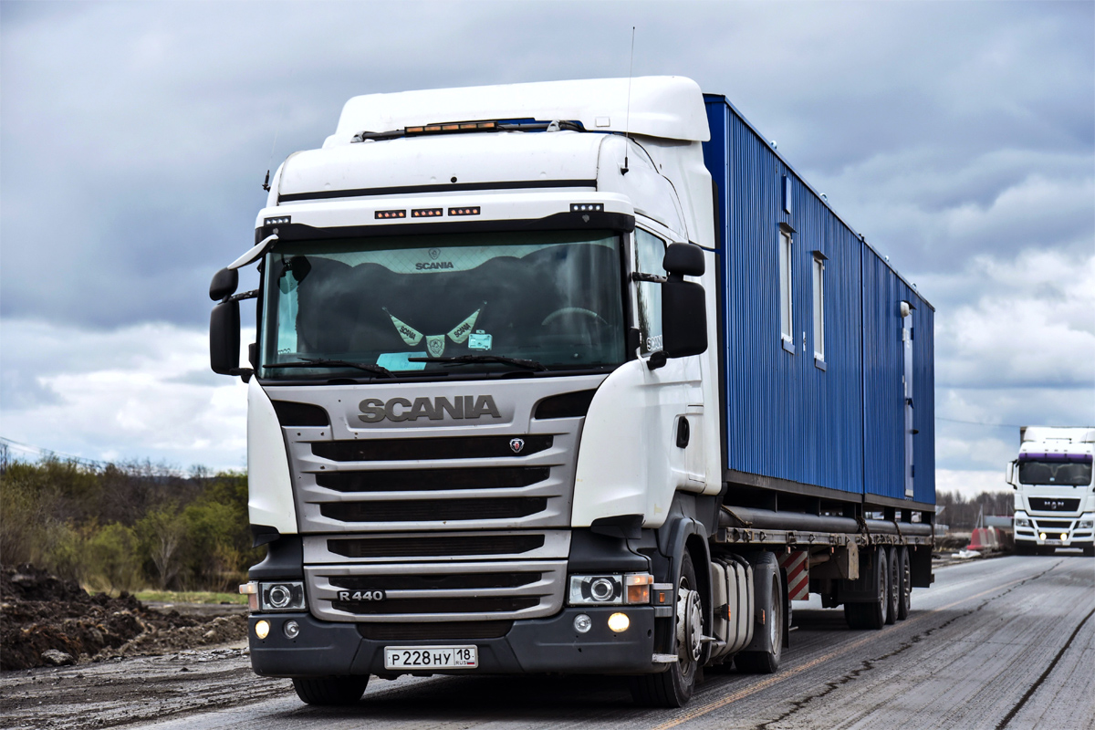 Удмуртия, № Р 228 НУ 18 — Scania ('2013) R440