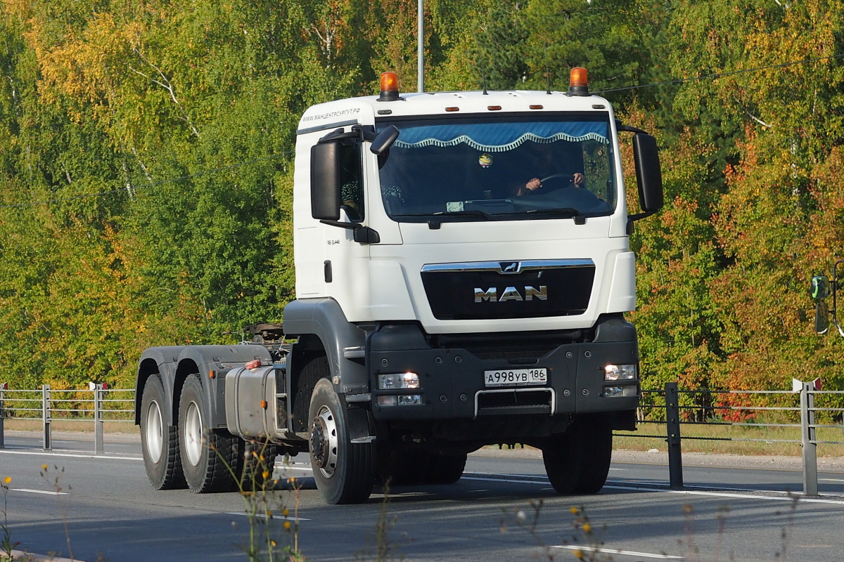Ханты-Мансийский автоном.округ, № А 998 УВ 186 — MAN TGS 33.440