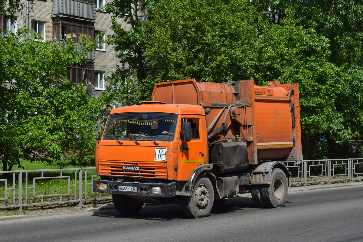 Алтайский край, № Н 555 УМ 22 — КамАЗ-43255-A3(96)