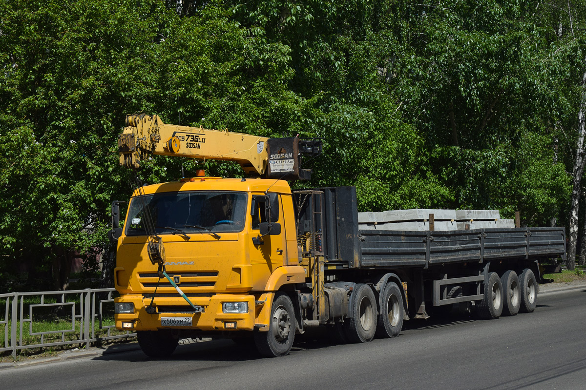Алтайский край, № Х 506 ХМ 22 — КамАЗ-65116-A5(48)