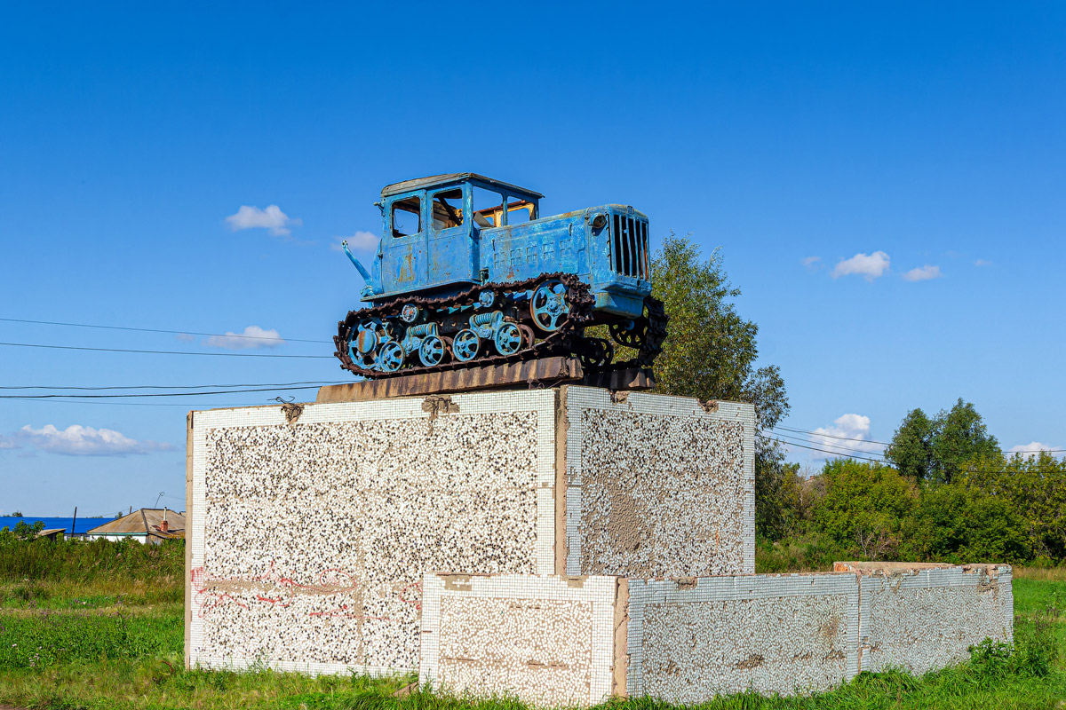 Омская область, № (55) Б/Н СТ 0121 — ДТ-54 (АТЗ); Техника на постаментах, памятники (Омская область); Транспортные средства без номеров (Омская область)
